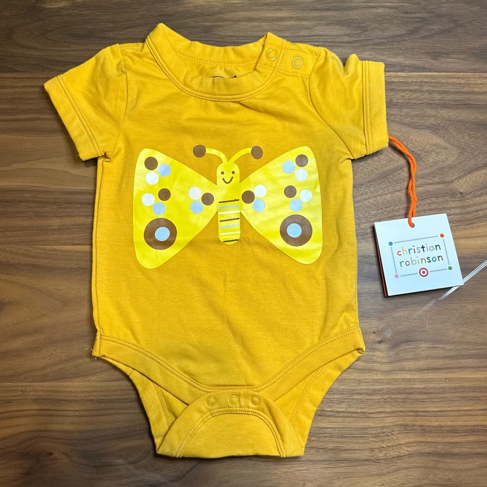 Baby onesie from Target by Christian Robinson